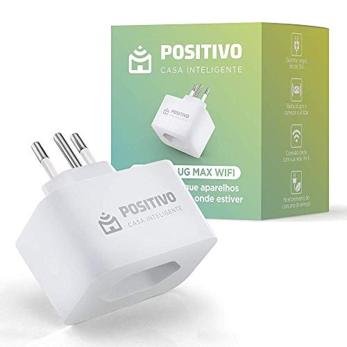 Smart Plug Max Wi-Fi Positivo Casa Inteligente, 16A, NBR 14136
