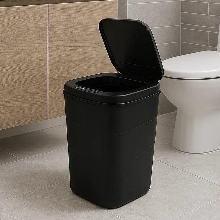Lixeira Antiodor Com Sensor Inteligente Abre Fácil Cesto 17l