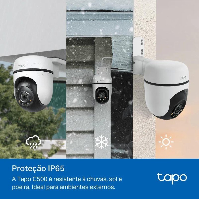 Câmera TP-Link Tapo C500 Wi-Fi 1080p 360° IP65