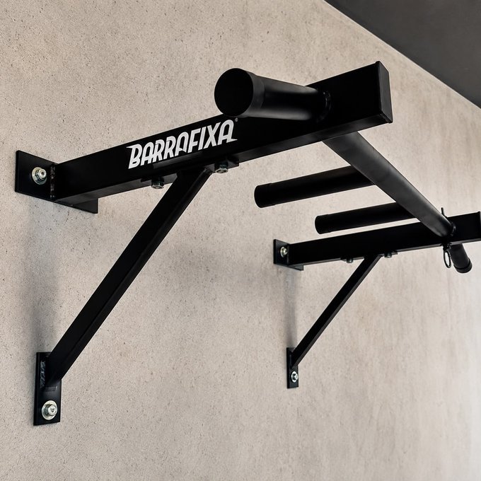 Barra Fixa De Parede Pull-up TAF com Suporte + Frete Grátis