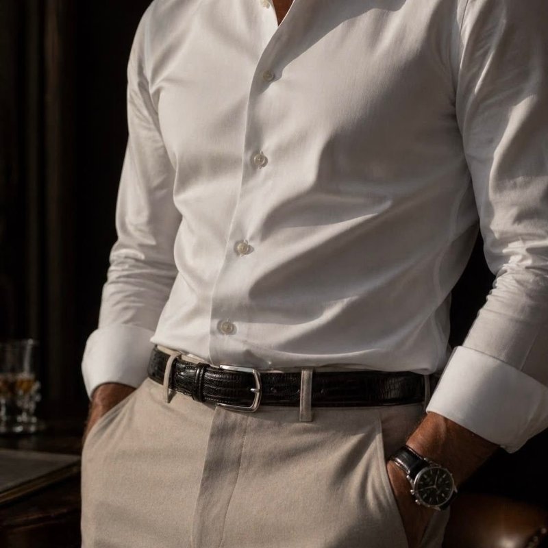 Camisa Social Masculina Slim Premium Manga Longa / Curta