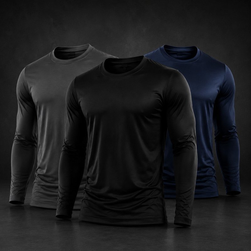 Kit Camisa Masculina Segunda Pele Proteção Solar Uv Dry Fit