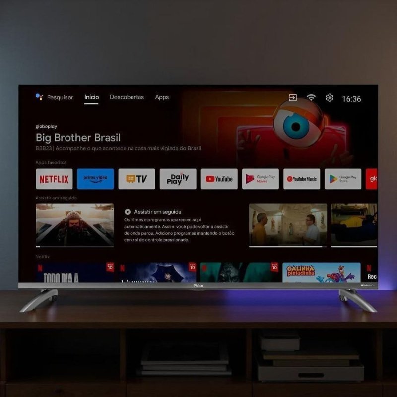 Smart TV 39 Polegadas Philco Full HD + Frete Grátis