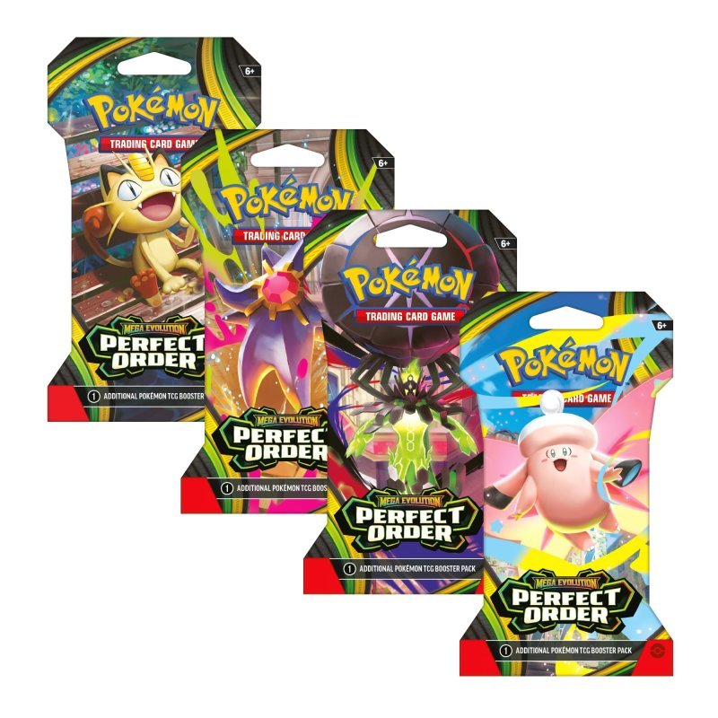 Pokémon TCG: Mega Evolution - Perfect Order - Sleeved Booster - Inglês