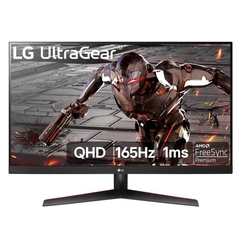 Monitor Gamer LG UltraGear 32", 2K QHD, 165Hz, 1ms, VA, FreeSync Premium, G-Sync, HDR10 32GN600-B