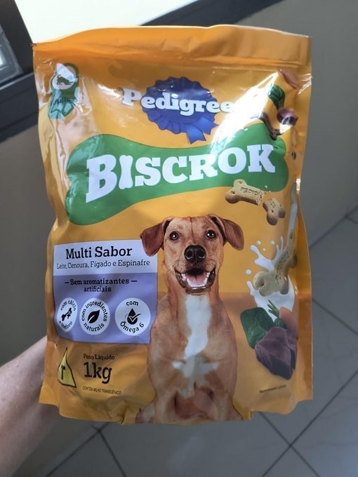 Biscoito Pedigree Biscrok para Cães Adultos 1kg com Frete Grátis