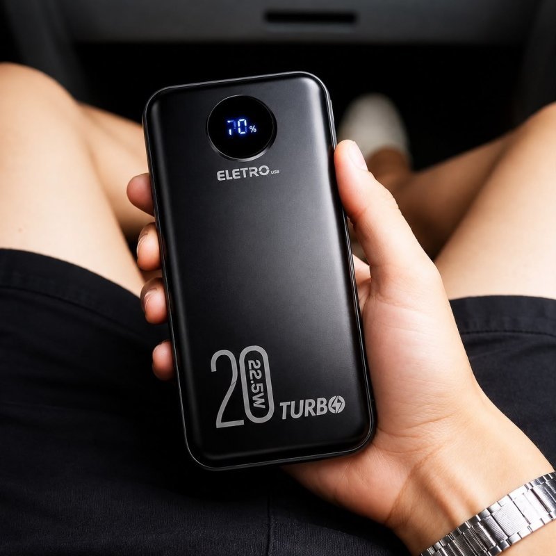 Carregador Portátil Davely Power Bank 20000 mAh Turbo
