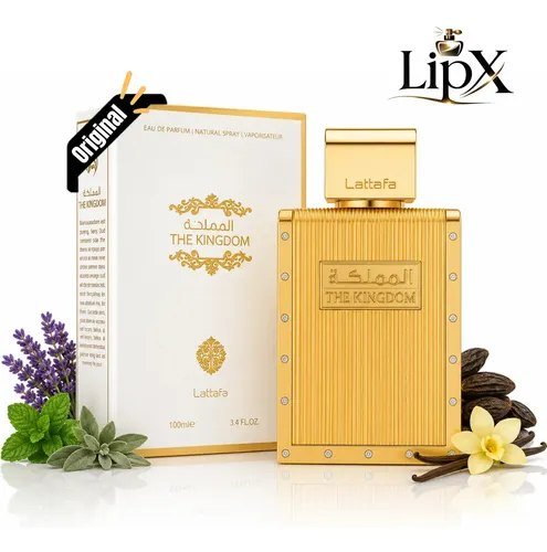 Perfume Árabe The Kingdom Eau De Parfum Lattafa 100ml Para Homens Masculino