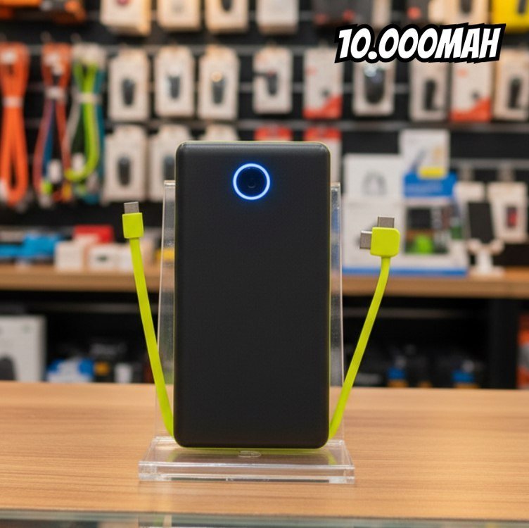 Power Bank 10000mah Carregador Portátil Turbo Rápido Universal Smartphone