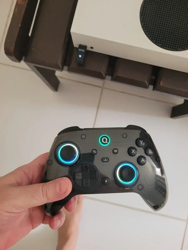 Controle Sem Fio QRD Hall Ferrox M5 para Xbox, PC e Android