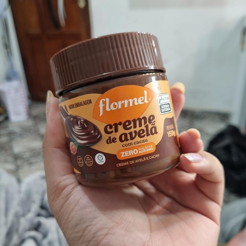 Creme de Avela com Cacau FLORMEL Zero Açúcar 150g