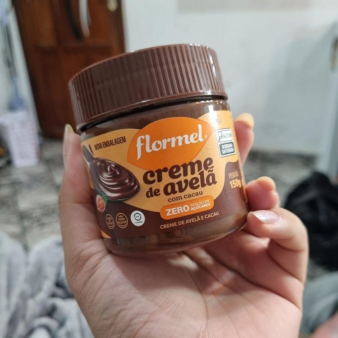 Creme de Avelã com Cacau FLORMEL Zero Açúcar 150g