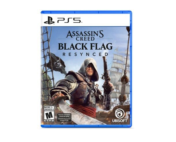Jogo Assassins Creed Black Flag Resynced, Mídia Física, PS5