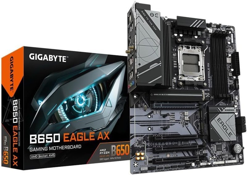 PLACA MAE B650 EAGLE AX DDR5 WIFI SOCKET AMD AM5 8000 E 7000 SERIES - B650 EAGLE AX
