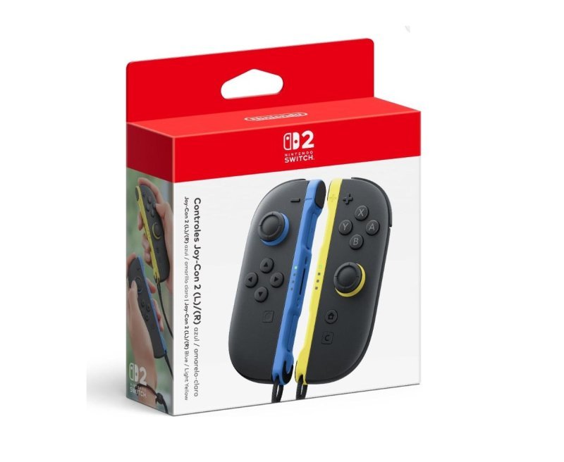 Controles Joy-Con 2 Azul e Amarelo - Nintendo Switch