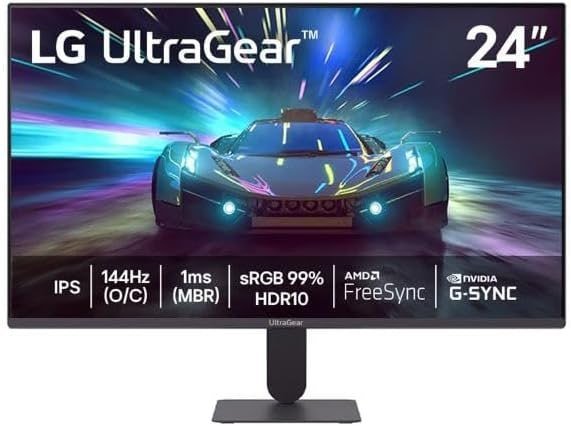 Monitor LG UltraGear™ 24G411A-B 24", FHD, 144Hz
