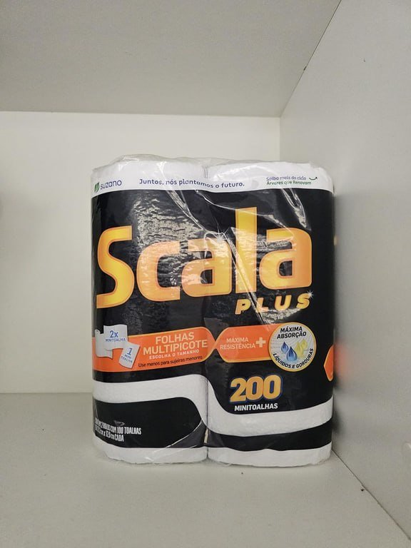 Scala Plus Papel Toalha Mega 200 Toalhas