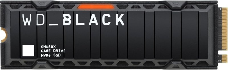 WD_BLACK Unidade interna de estado sólido para jogos SN850X NVMe de 8 TB com dissipador de calor