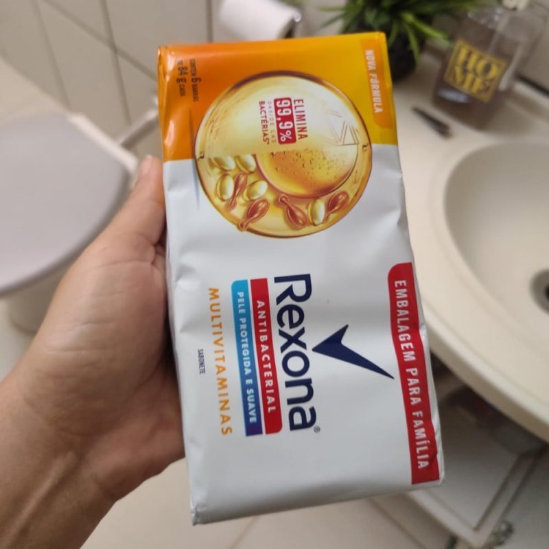 Sabonete Em Barra Rexona Multivitaminas 84G 6 BARRAS