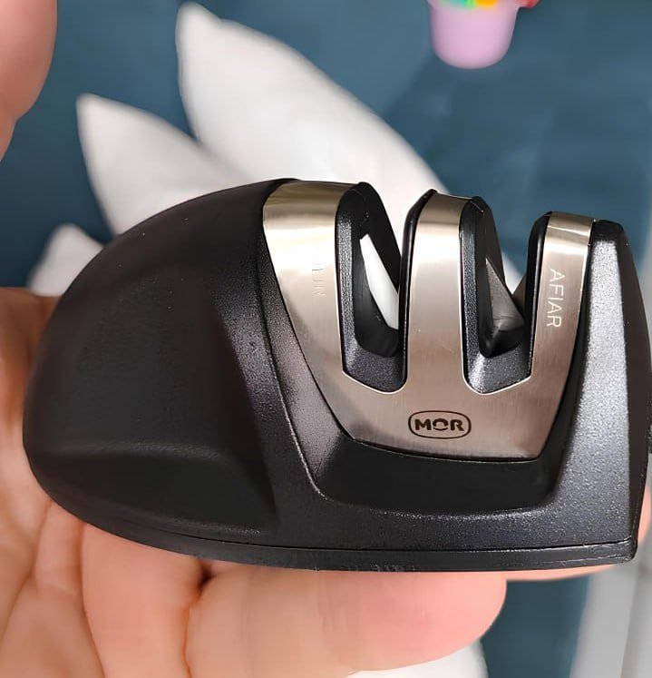 Afiador de Faca 9.5cmx5cm Mor