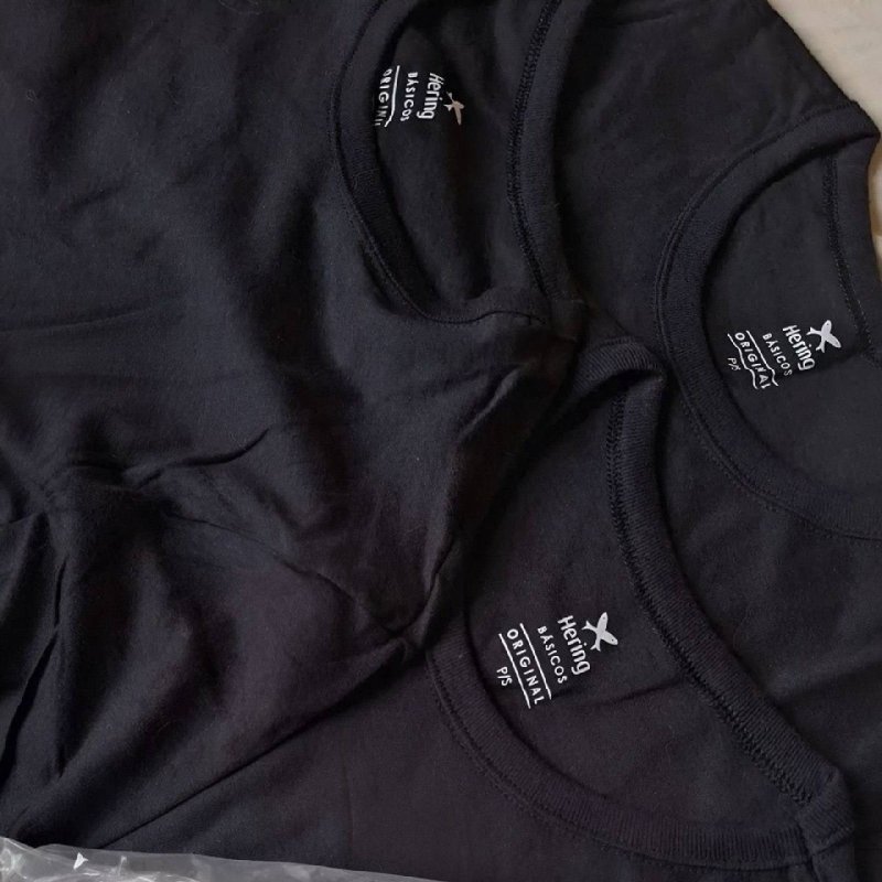 Kit 03 Camisetas Hering Básicas