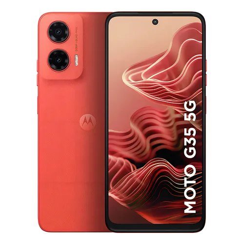 Motorola Moto G35 5G 256GB 12GB (4GB+8GB RAM Boost) 50MP Coral - Vegan Leather