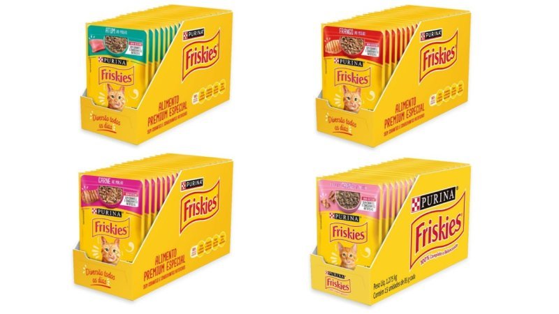 Pack 15 un. Nestlé Purina Friskies Ração p/ Gatos 85g