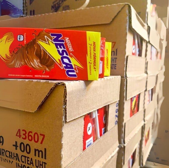 Nescau Bebida Láctea 180ml caixa com 27 Un. + Frete Grátis