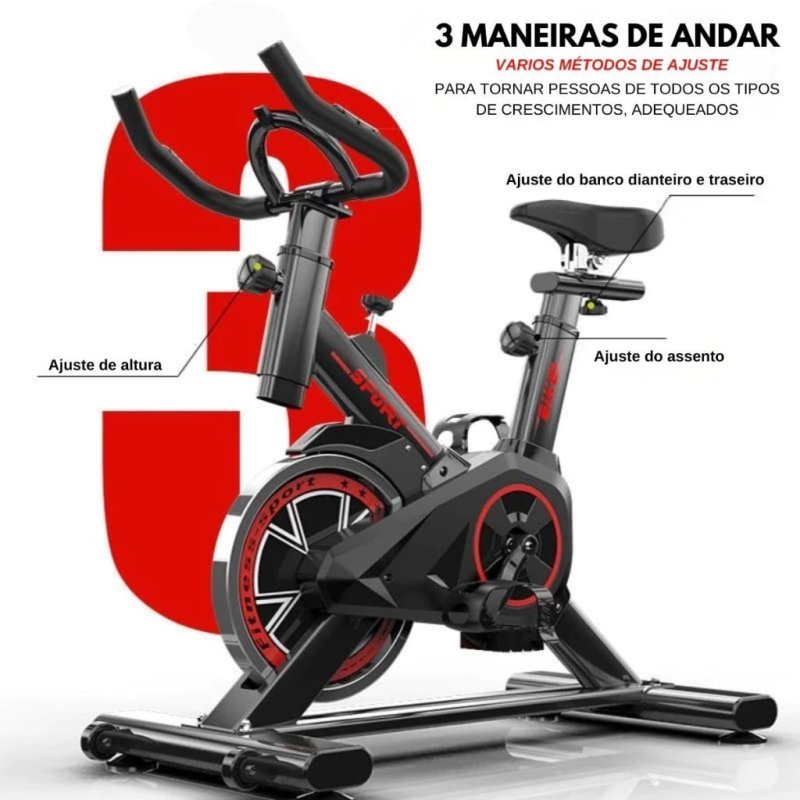 Bicicleta Ergométrica Spinning Academia Fitness Profissional 120kg