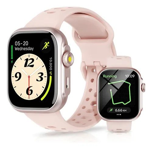 Relógio Smartwatch Bettdow Fb041 47 mm Esportivo Alexa E Gps 1.85 Cor Rosa