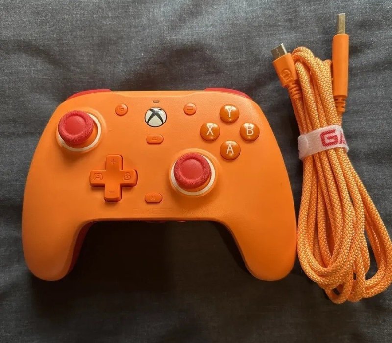 Controle GameSir G7 SE com Fio para Xbox One Series S X PC Hall Effect Botões Mecânicos Cor Laranja