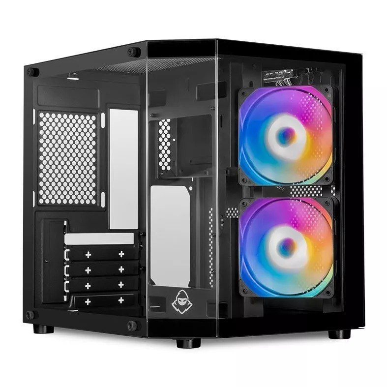 Gabinete Gamer Mancer Cv700m, Lateral De Vidro, Com 2 Fans