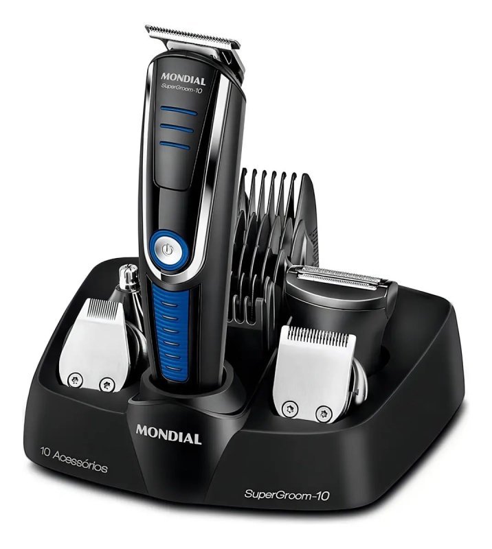 Aparador de Pelos Super Groom 10 Mondial 6W Bivolt – BG-03