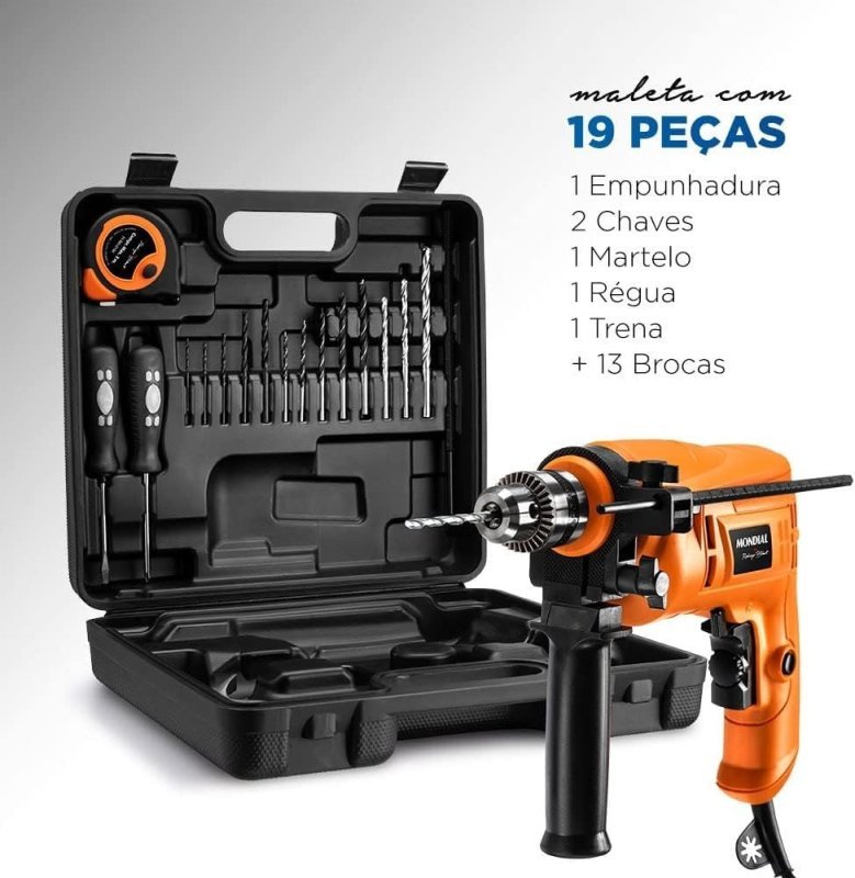 Mondial Furadeira com Impacto 220V - FI-RH-01M