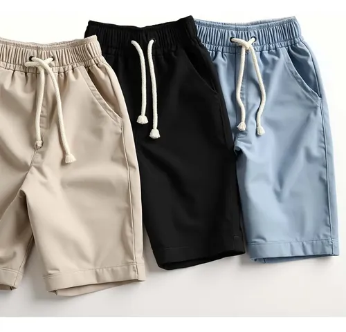 Kit 3 Short Masculino Linho Bermuda Casual Estilo Moda Praia