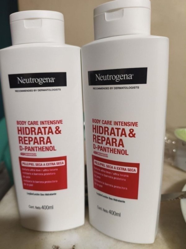 Neutrogena Hidratante Corporal Body Care Intensive Hidrata&Repara, Kit com 2 Unidades de 400ml cada