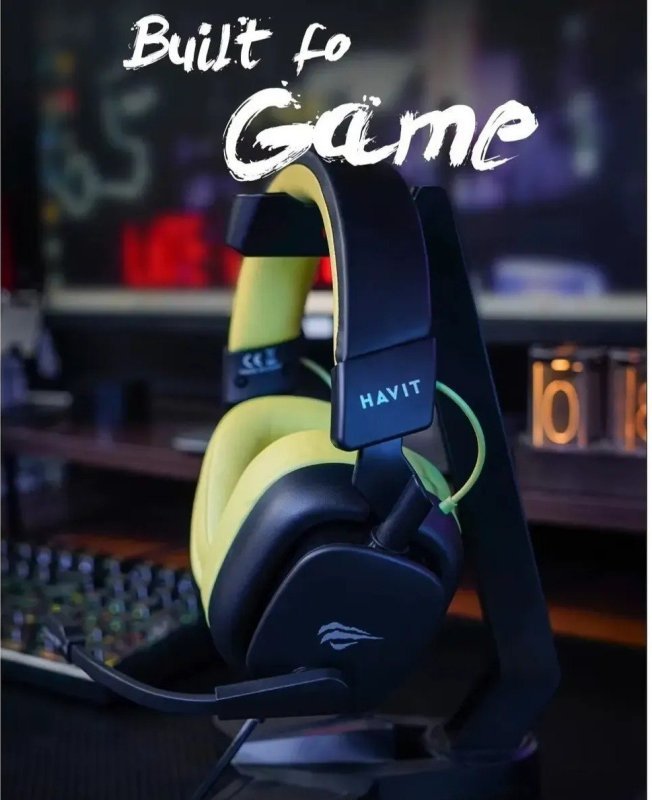 Headset Gamer Havit H2048U - Preto e Verde + Frete Grátis