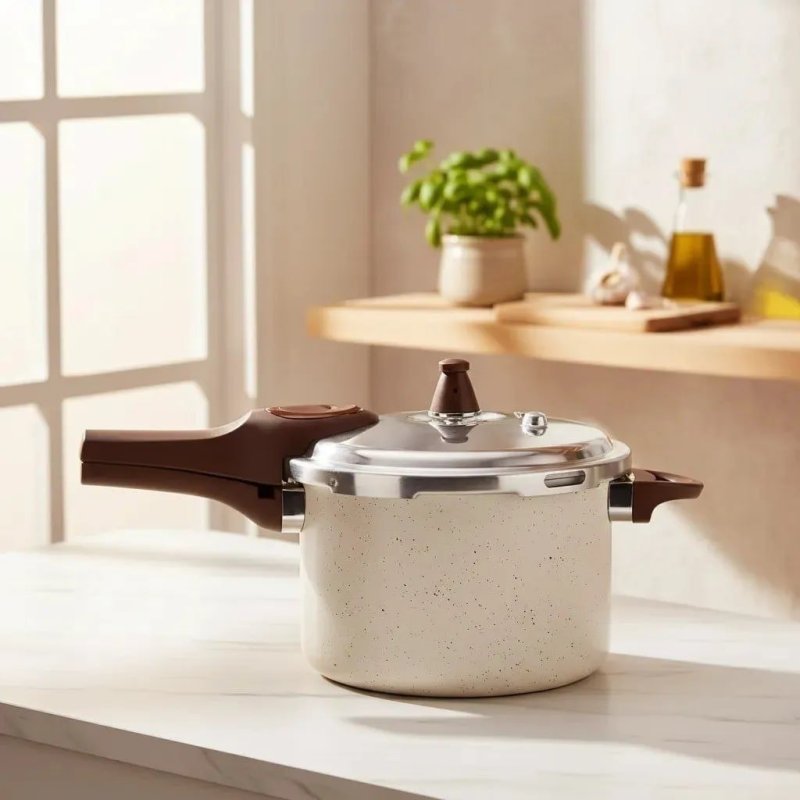 Panela de Pressão Brinox Pressure 4,2L Vanilla Baunilha