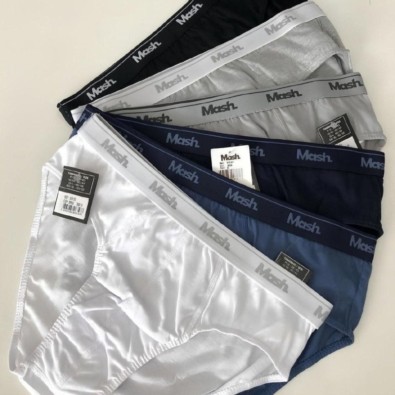 Kit 10 Cuecas Masculino Slip Mash De Algodão