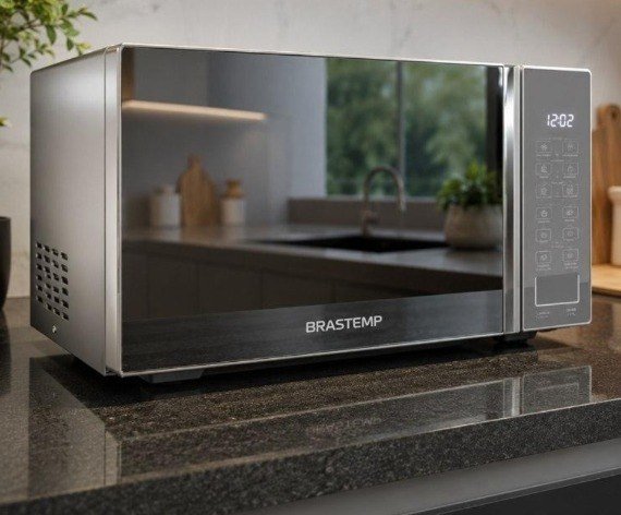 Micro-ondas Brastemp 20L Inox Espelhado - BMS20AR