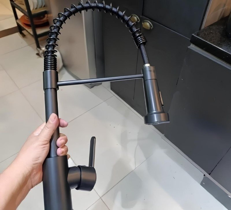Torneira Cozinha Gourmet Bancada Flexível Monocomando Pia