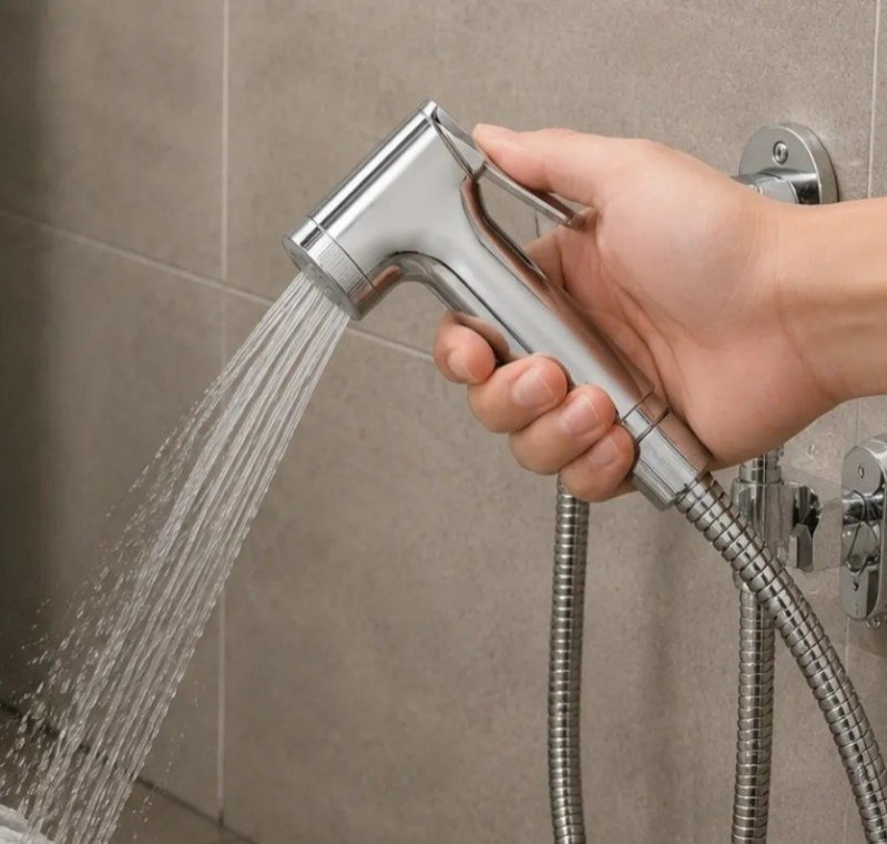 Ducha Higiênica Inox Com Registro Luxo E Alta Durabilidade + Frete Grátis