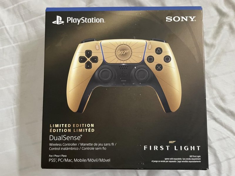 Controle Sem Fio DualSense Edição Limitada 007 First Light + Frete Grátis