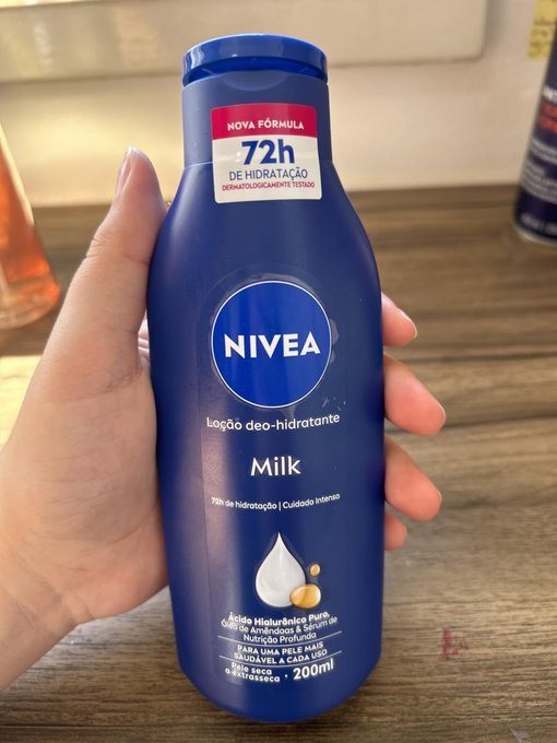 Loção Hidratante Corporal Nivea Milk 200ml