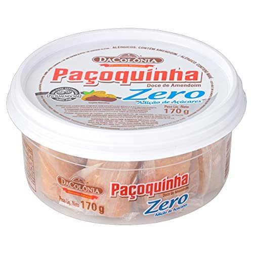 Da Colonia Paçoquinha Rolha Zero Adição De Açúcares 170G