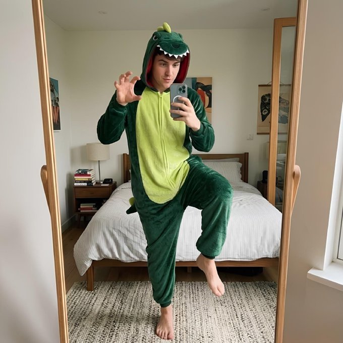 Pijama Macacão Dino