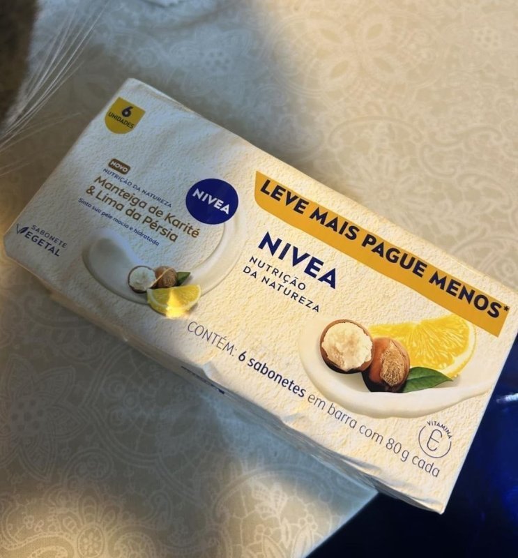 Pack 6 un. Sabonete Nivea Manteiga De Karité & Lima Da Pérsia 90g