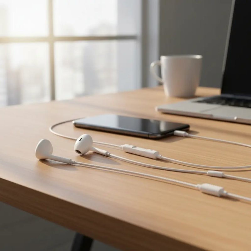 Fone de Ouvido USB-C com Microfone - Eletrick Teck