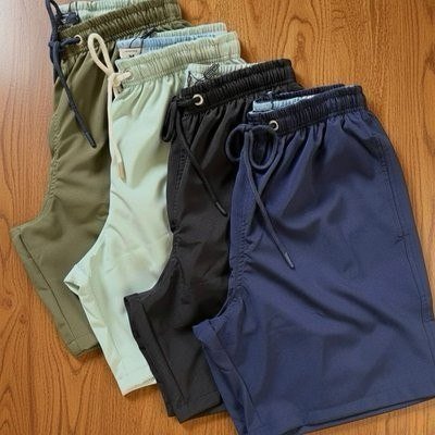 Short Tactel Masculino Bermuda Praia Casual Academia Bolso
