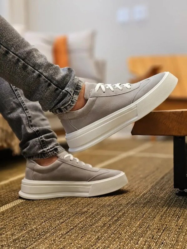 Sapatênis Masculino Casual Sneakers Sola Alta Elegante Leve (38 a 44)